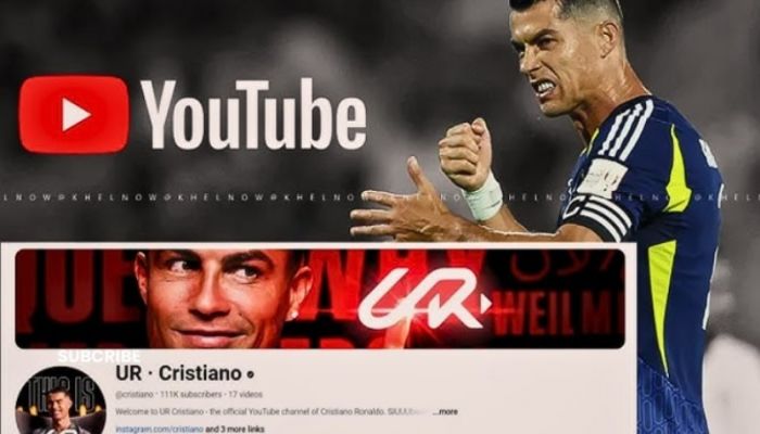 Cristiano Ronaldo launches Youtube channel