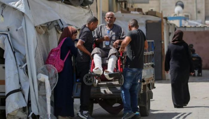 Patients flee Gaza hospital after latest evacuation order from Israel