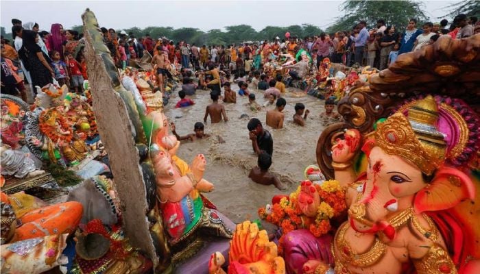 Dozens of children drown during Hindu festival in India