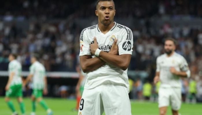 Mbappe scores first La Liga goals as Real Madrid beat Betis