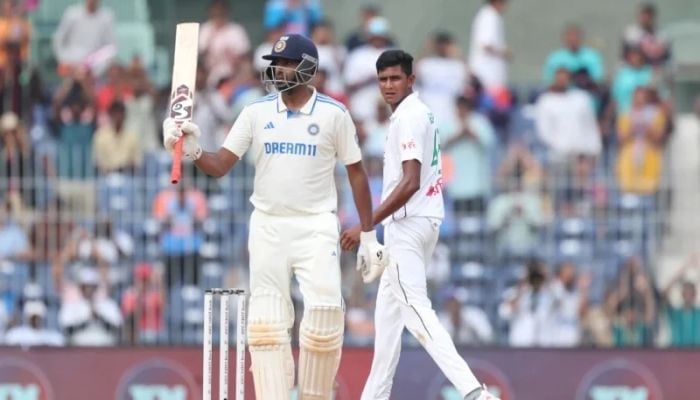 Ashwin's century lead India to recovery vs Bangladesh