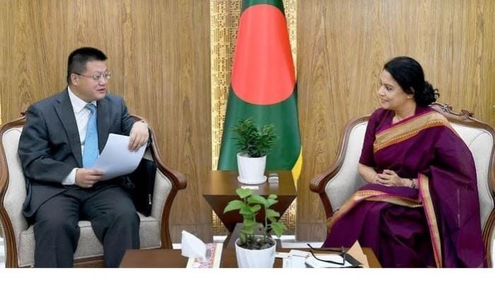 Chinese envoy discusses on water conservation