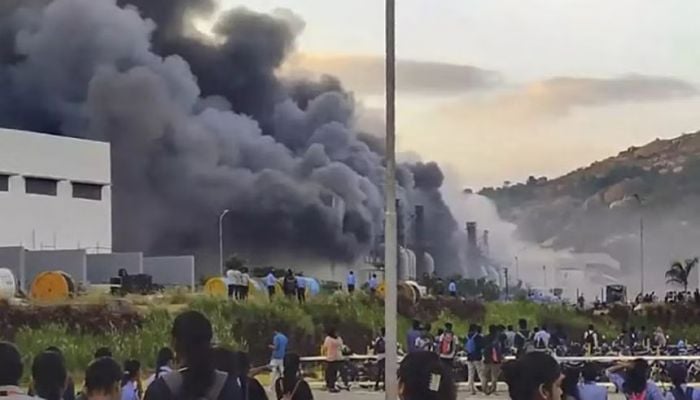 Massive fire disrupts operations at Tata Electronics iPhone plant in Tamil Nadu
