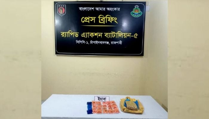 7,935 yaba tablets seized in C'nawabganj