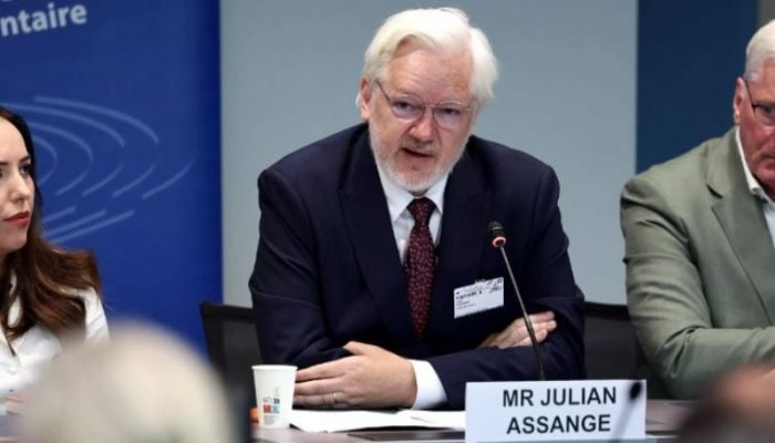 Assange says 'pleaded guilty to journalism' to gain freedom