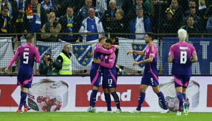 Germany win in Nations League as 10-man Dutch rescue point