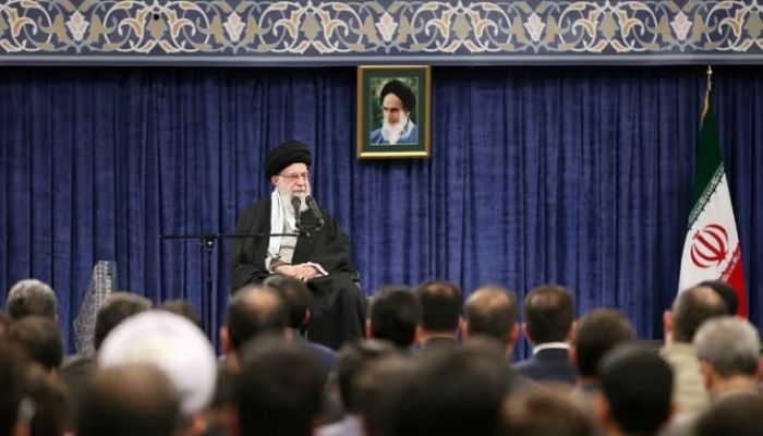Iran braces for Israeli strikes as supreme leader calls for west to leave Middle East