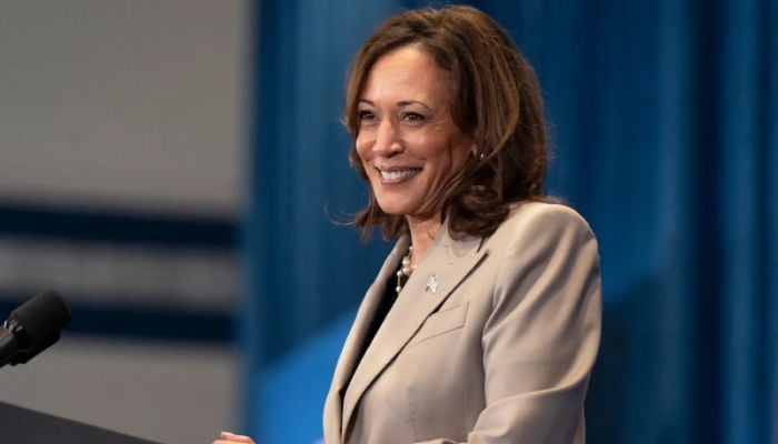 Kamala Harris says US 'absolutely' ready for first woman president