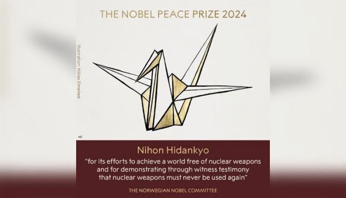 Japanese organisation Nihon Hidankyo win Nobel Peace Prize