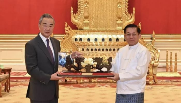 Myanmar junta chief visits key ally China