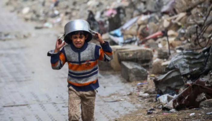 Winter rains pile misery on war-torn Gaza's displaced