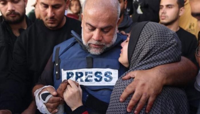 Gaza journalists for AFP win video award for 'powerful' war coverage