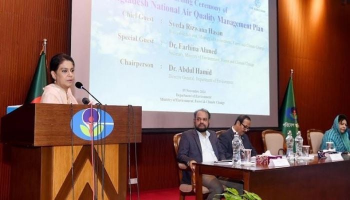 Environment adviser unveils national air quality management action plan