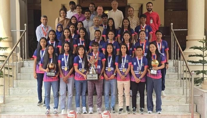 CA accords reception to SAFF winning women footballers