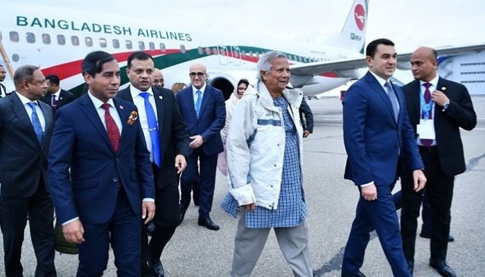 Chief Adviser reaches Baku to join COP-29