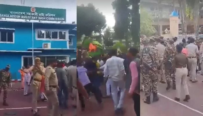 Bangladesh Assistant High Commission in Agartala attacked