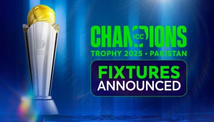 Official fixtures announced for Champions Trophy 2025