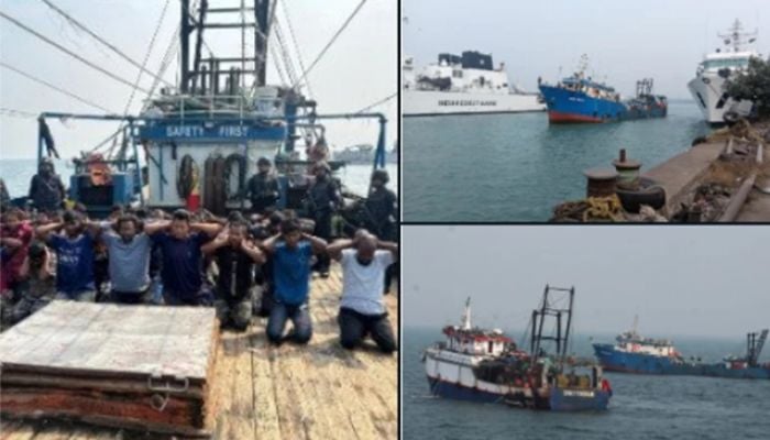 Indian Coast Guard releases photos of 78 detained Bangladeshi sailors