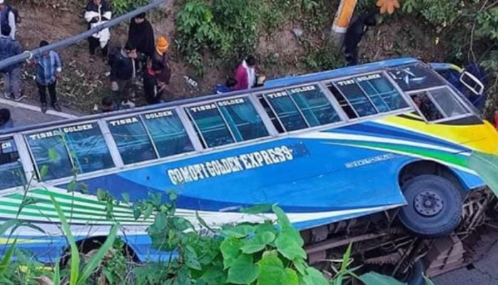 20 injured as tourist bus overturns in Khagrachhari