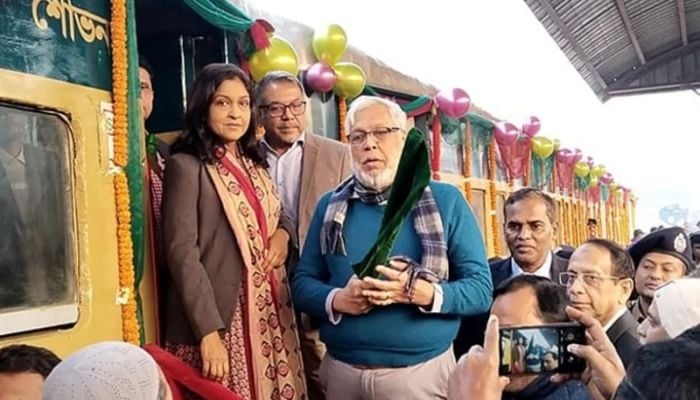 4 commuter trains inaugurated on Dhaka-Joydebpur route