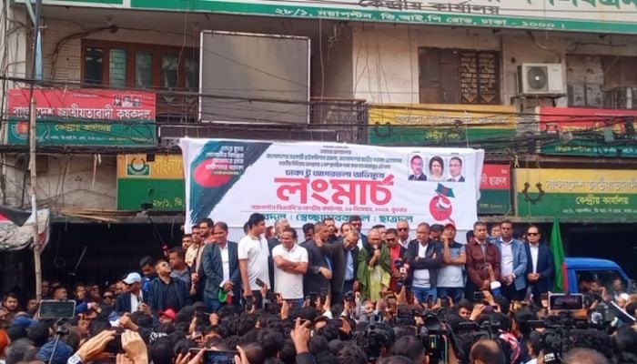 3 BNP orgs start long march towards Agartala