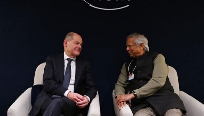 CA meets German Chancellor on sidelines of WEF