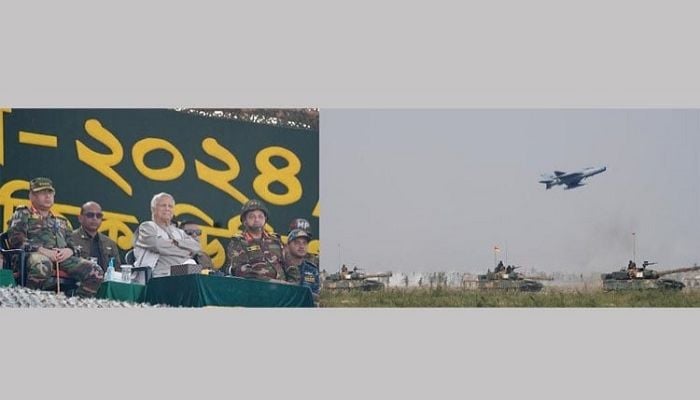 CA witnesses army maneuver exercise in Rajbari 