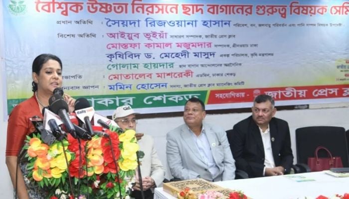 Roof gardening is vital for safe food, fresh air: Rizwana