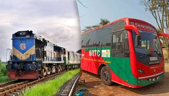 Train passengers can travel on BRTC buses