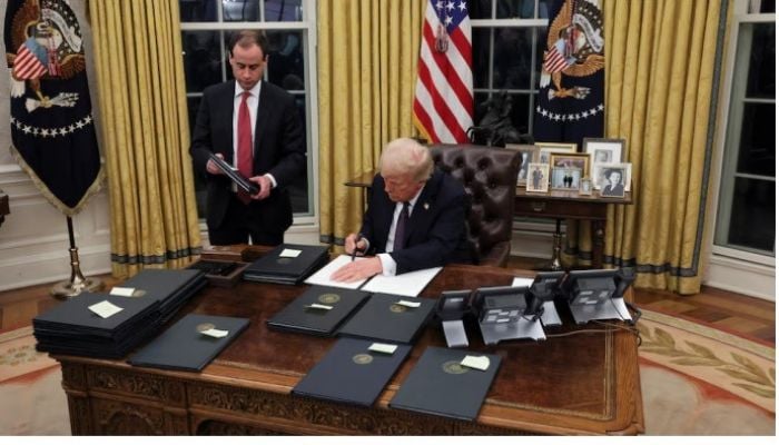 Trump suspends US foreign aid for 90 days