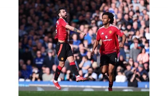 Fernandes inspires Man Utd fightback in Everton draw