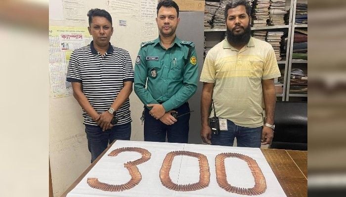Police seizes Chinese Rifle bullets in Pallabi 