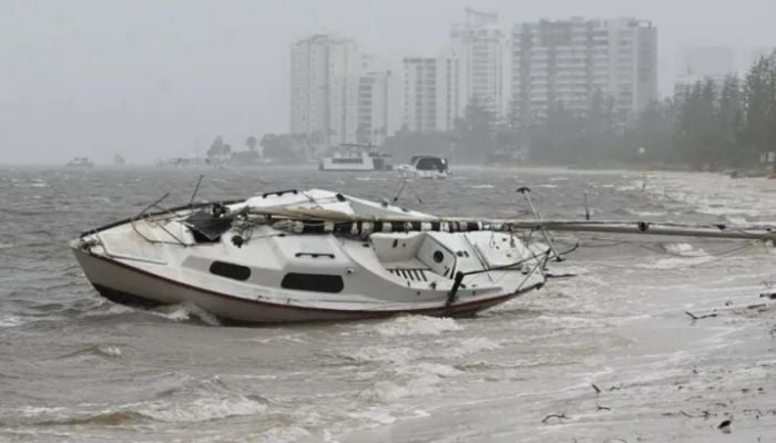 Mass blackouts as tropical storm nears Australian coast