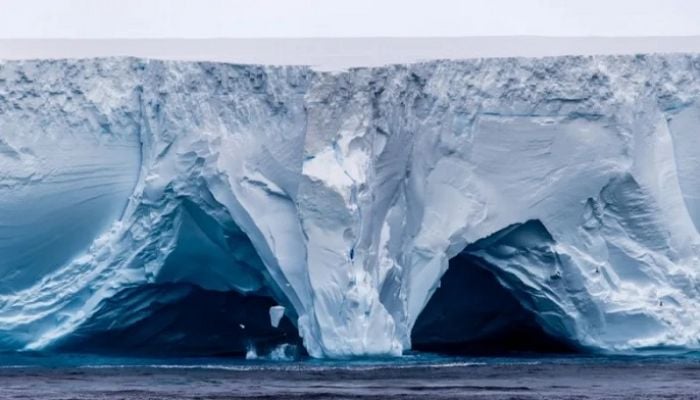 World's largest iceberg runs aground off remote island