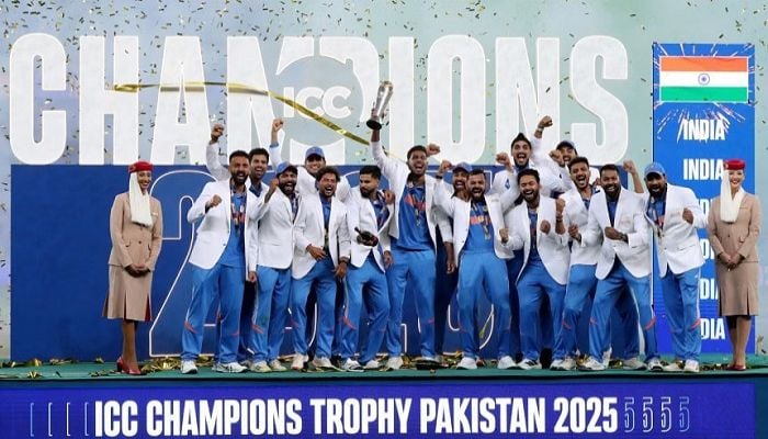 Victorious India team gets $6.7 million bonus for Champions Trophy win