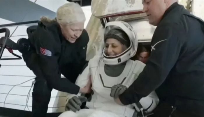 Astronauts Butch and Suni finally back on Earth after 9 months