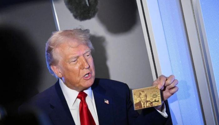 Trump unveils first $5 million 'gold card' visa