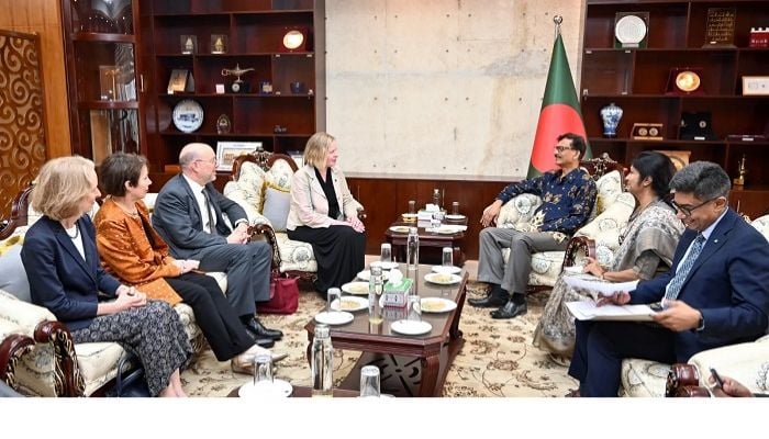 US delegation discusses reforms, elections, Rohingya issue: FS