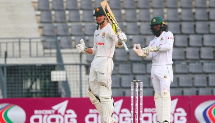 Zimbabwe won by three wickets in the first Test against Bangladesh