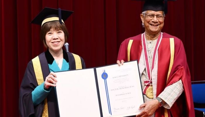 Soka University confers honorary doctorate on Prof Yunus
