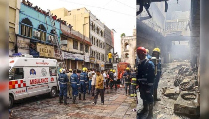 17 killed in massive Hyderabad fire