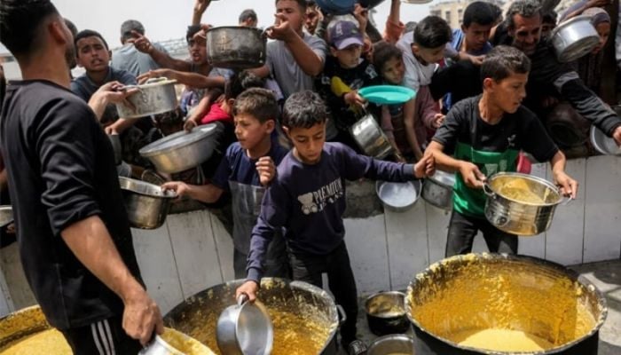 Trump says many in Gaza are 'starving'