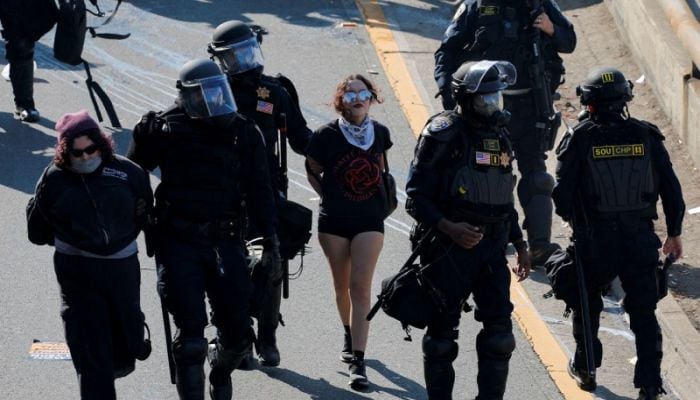 27 people arrested in LA protests