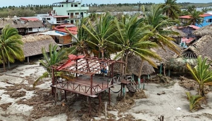 Two dead in Mexico as Hurricane Erick moves on from Mexican coast