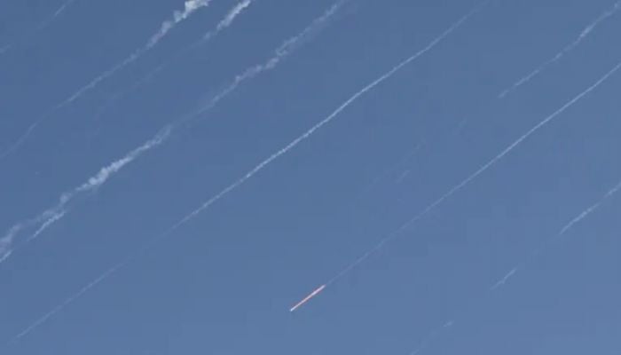 Explosions near Tel Aviv, sirens blare across Israel