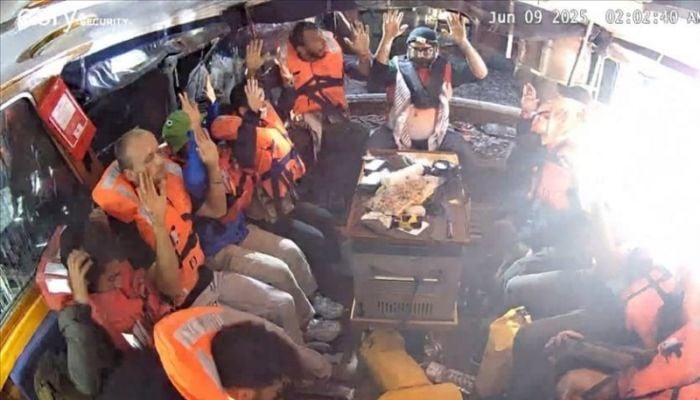 Israeli forces detain volunteers on Gaza-bound aid ship Madleen