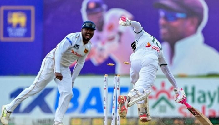 Bangladesh set Sri Lanka 296 for victory in 1st Test after Shanto's feat