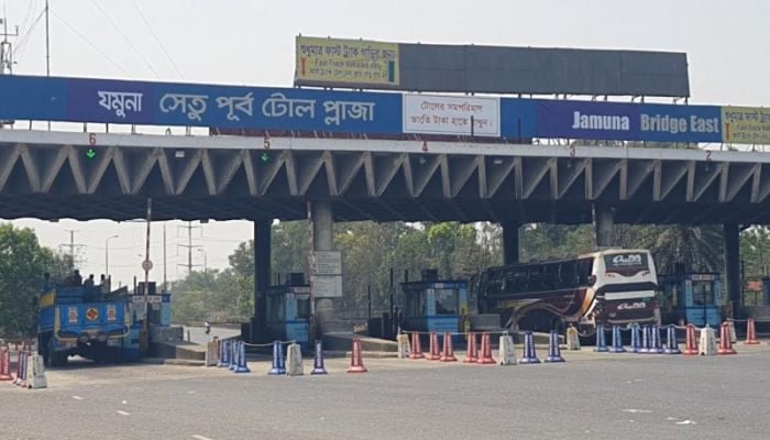 Over Tk 3.43cr toll collected on Jamuna Bridge in last 24 hours