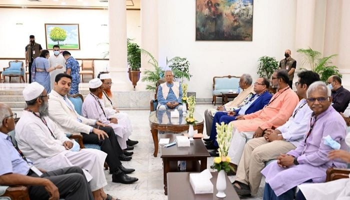CA holds meeting with political parties at Jamuna