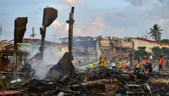 Thailand fireworks factory blast kills nine
